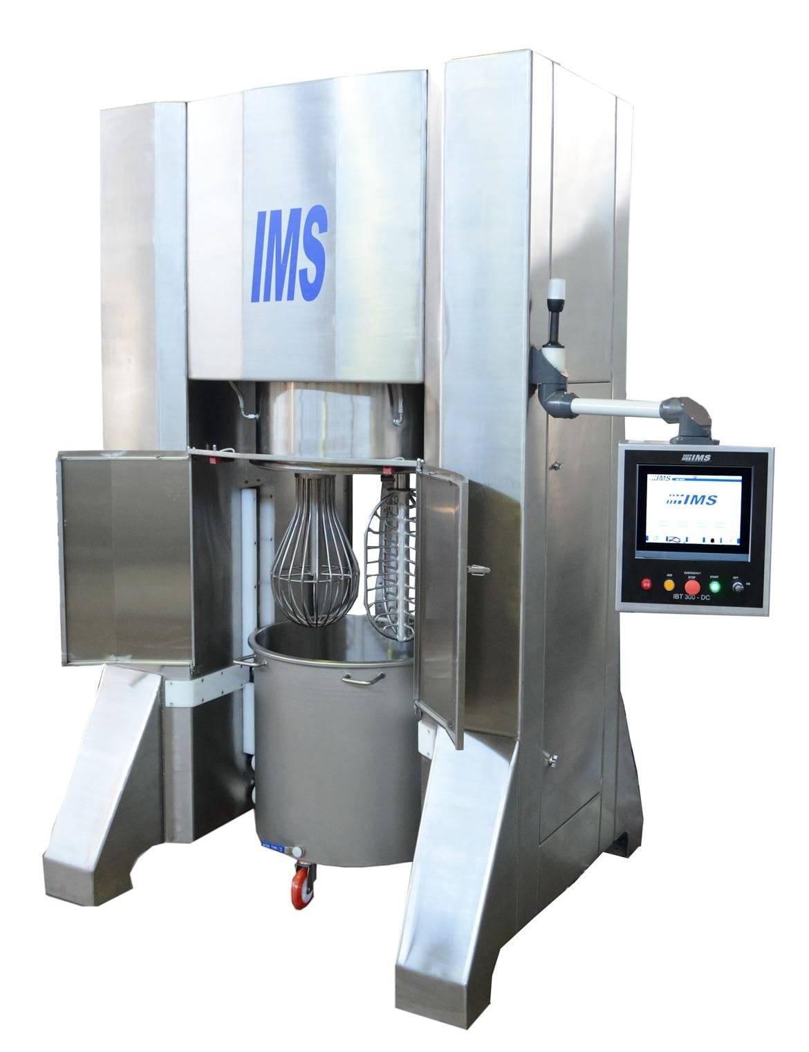 Dirmak IBT 300-DC CR 300 L industrial planetary mixer — full-stainless (CR) option