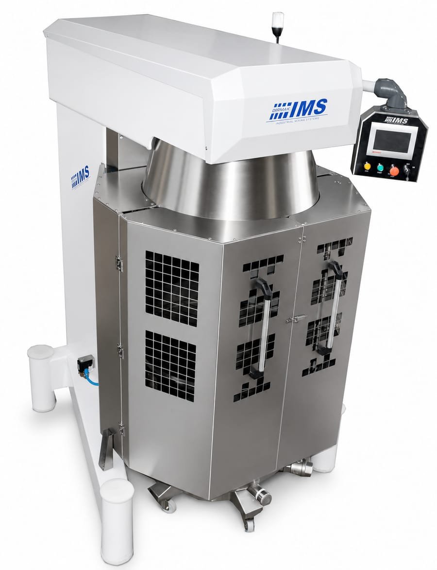 Dirmak IBT 300-VEL 300 L industrial planetary mixer — full-stainless (CR) option